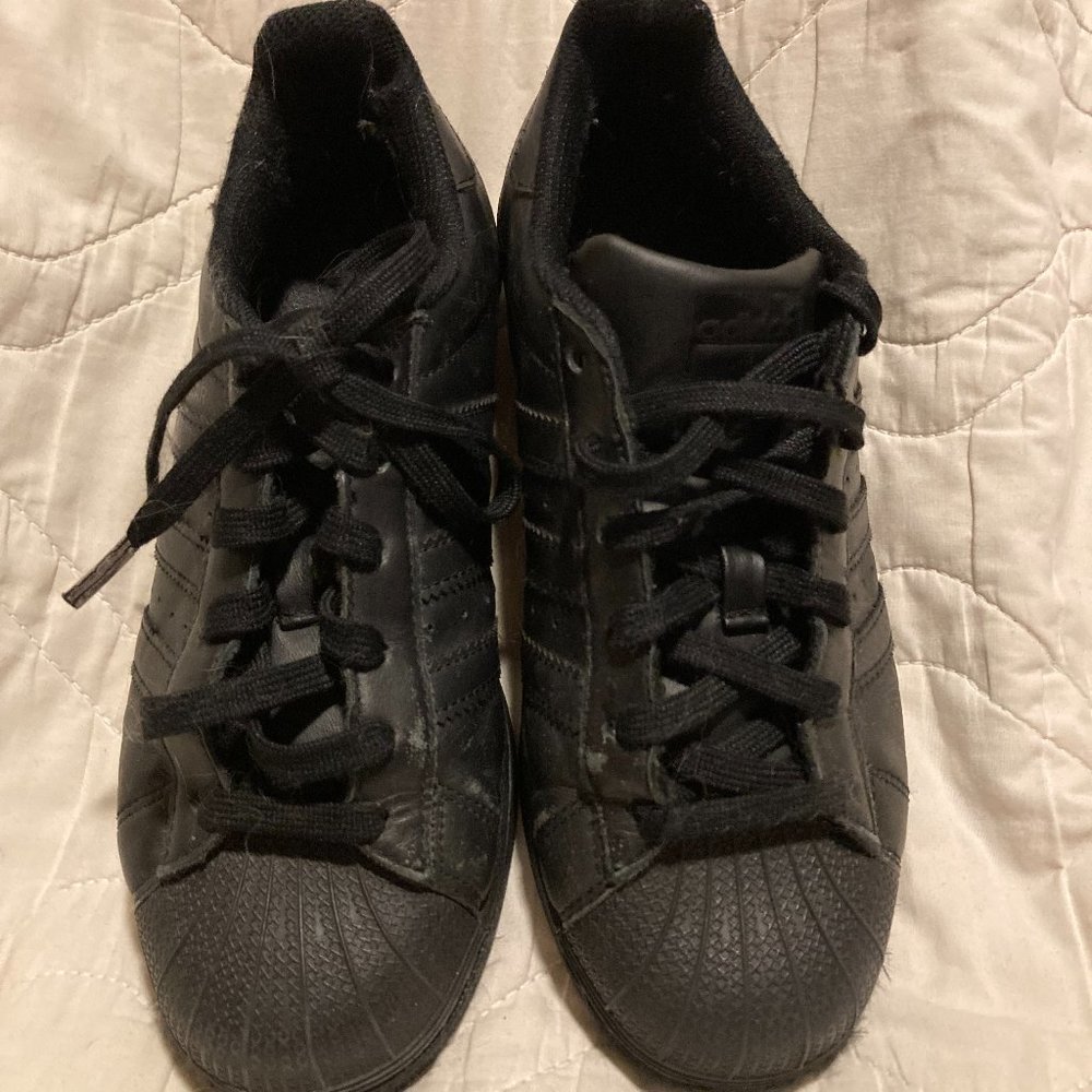 Boys Black Adidas
